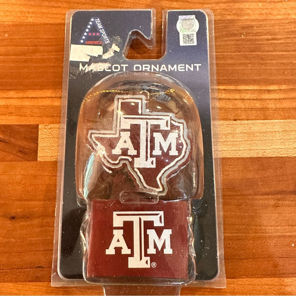 Texas A & M Aggies Mascot Christmas Ornament NCAA Team Sports America NWT